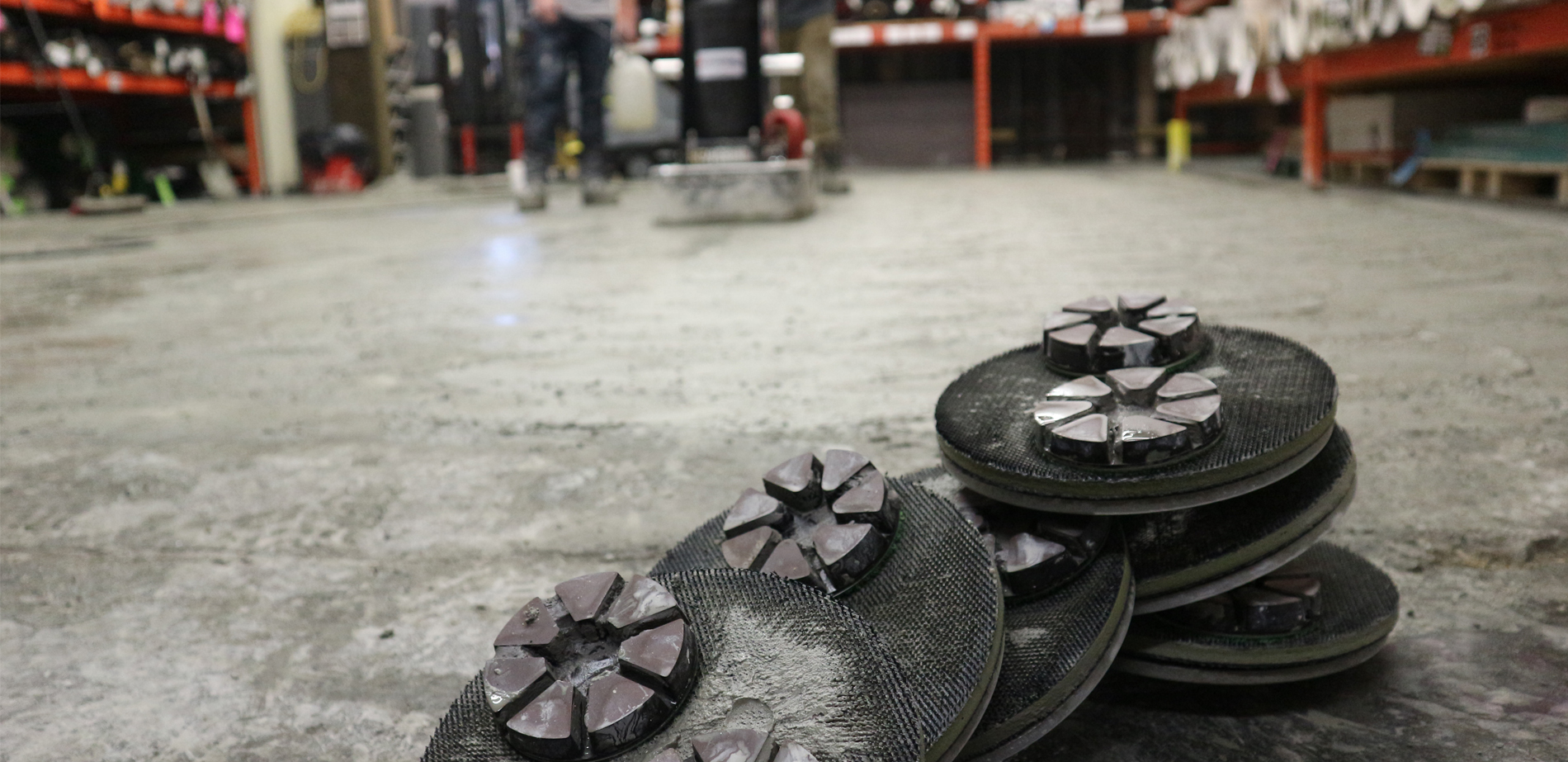 Disques diamantés pour meulage de plancher en béton